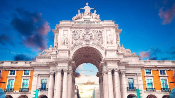 The Rua Augusta Arch (Portuguese: Arco da Rua Augusta) is a stone, triumphal arch-like, historical building and visitor attraction in Lisbon,on the Praça do Comércio